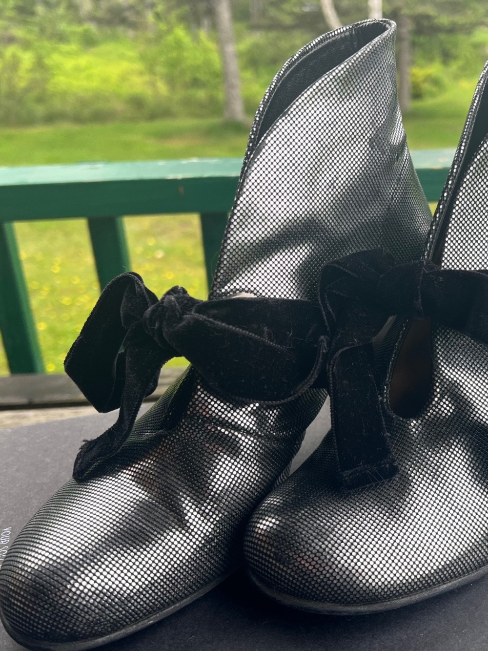 John Fluevog W7 BAROQUE SPARKLER: SILVER